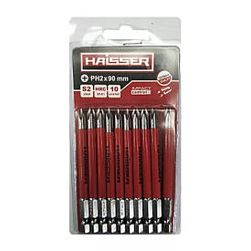 Бита магнітна PH2 x 90 мм, сталь S2 HAISSER 81310
