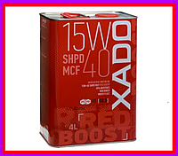 Моторное масло XADO Atomic Oil 15W-40 SHPD MCF RED BOOST минеральное