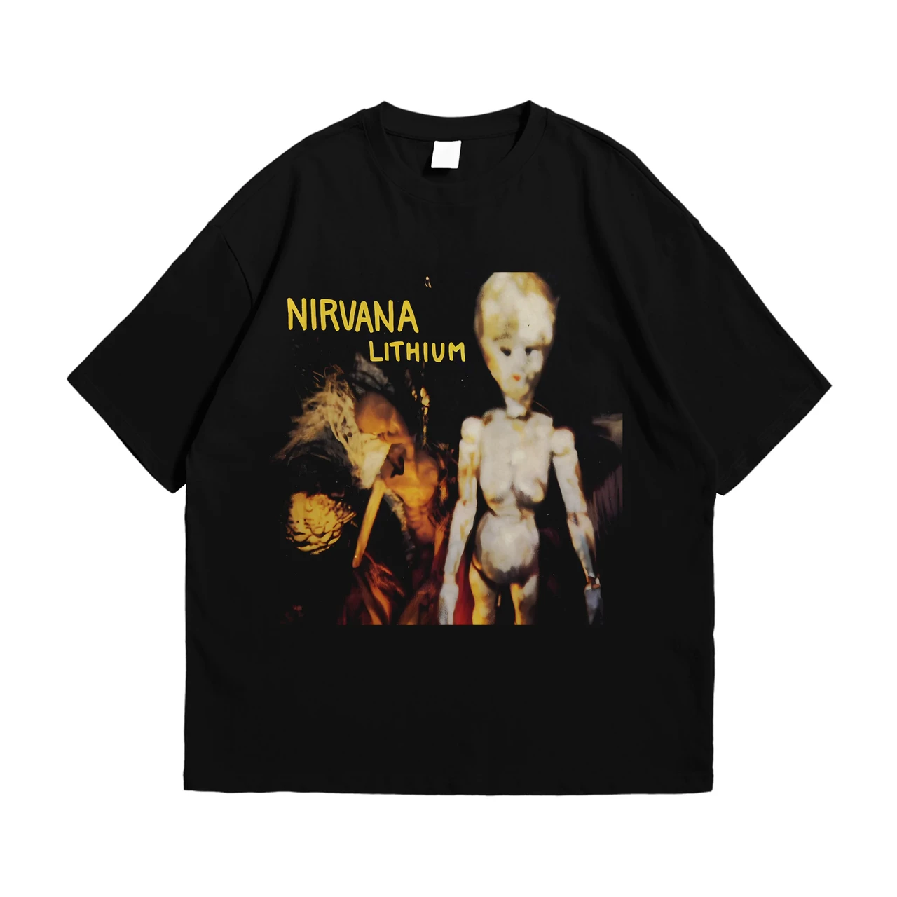 Футболка з принтом Nirvana Lithium XXXL Чорний, фото 1