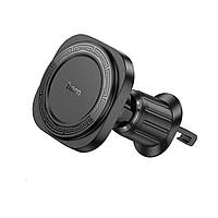 Держатель для мобильного HOCO H28 Rainbow ring magnetic car holder(air outlet) Black