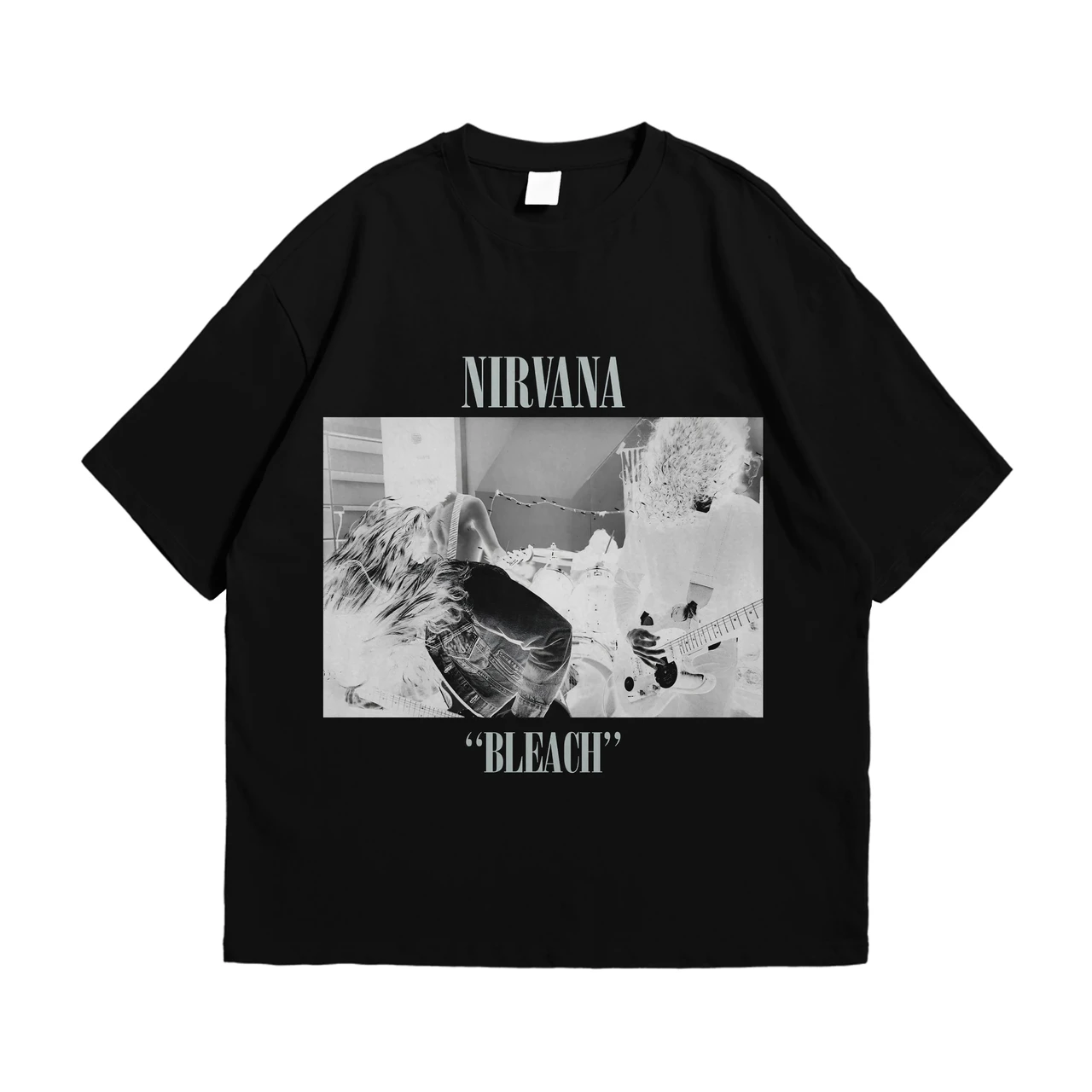 Футболка з принтом Nirvana Bleach XXXL Чорний, фото 1