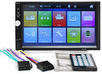 2din Автомагнітола 7012 USB+SD+Bluetooth (коротка база)