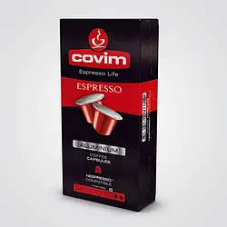 Кава в капсулах Covim Nespresso Espresso Aluminium 10 шт Італія Неспресо Ковім Еспресо