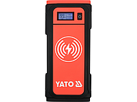 Пусковий пристрій/Power bank 16000мАч з РК-дисплеєм та індуктивною зарядкою YATO YT-83085, фото 3