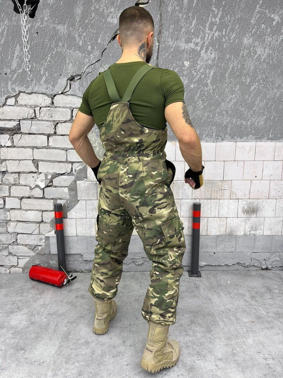 Тактический костюм мультикам на синтепоне, Военный костюм мультикам саржа окоп ВСУ - фото 5 - id-p2152536091