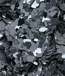 Ізомат Деко Флоки / Isomat Deco Flakes темно-сірі мікс - декоративні флоки/чипси для підлоги 3 мм, 20 кг