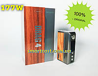 ORIGINAL Voopoo_ Drag 4 Gun Metal + Rosewood 177W Драг 4