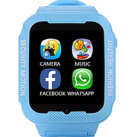 Детский смарт часы SMART WATCH K3 Blue с GPS