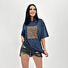 Жіноча футболка з анімалістичним принтом "Roar" (Турція) оптом від виробника | Норма і батал, фото 10