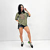 Жіноча футболка з анімалістичним принтом "Roar" (Турція) оптом від виробника | Норма і батал, фото 9