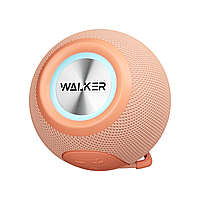 Колонка бездротова Walker WSP-115 (спікер, microSD) Pink