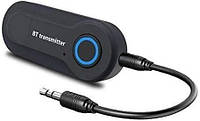 Bluetooth трансмітер, приймач, музичний аудіоадаптер для навушників MP3 через кабель