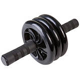 Ролик для преса з килимком (3 колеса) 20 см Roller Wheel 84009, фото 3