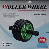 Ролик для преса з килимком (3 колеса) 20 см Roller Wheel 84009, фото 5