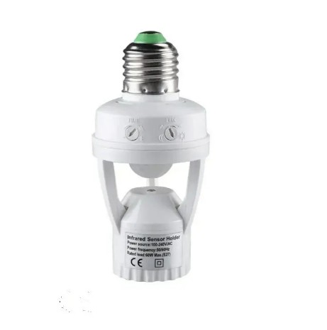 Сенсорний патрон для лампи E27 на 85-265 вольтів датчик руху m1209