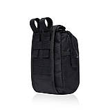 Аптечка збільшена PRO (підсумок-органайзер). Чорна., фото 2