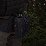 Аптечка збільшена PRO (підсумок-органайзер). Чорна., фото 3