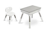Дитячий столик та стілець Toyz Caretero Lara Grey, фото 2