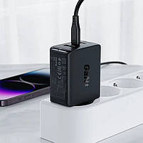 Мережевий зарядний пристрій ACEFAST A41 PD65W GaN Black, фото 6