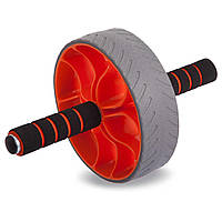 Ролик гімнастичний колесо для преса одинарне 18 см Record FI-0905