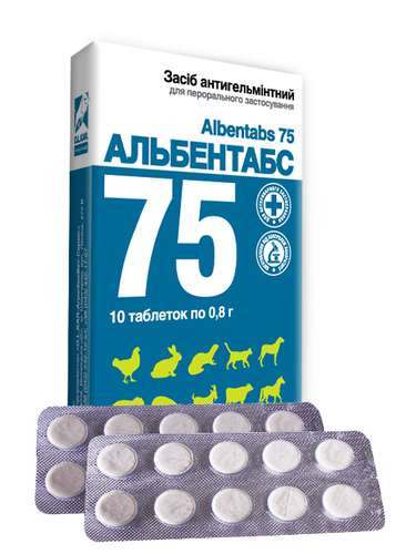 Альбентабс 75 таблетки 7,5% No10, фото 1