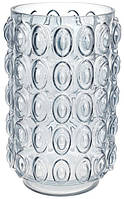Ваза декоративна Ancient Glass "Bubbles" 30х19см ukrfarm   скло, блакитний