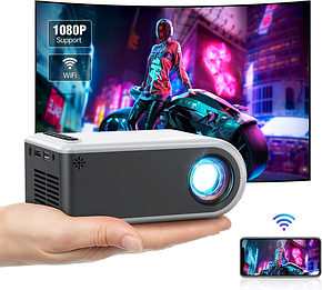 Проєктор сумісний із ТВ-приставкою, HDMI, USB, смартфоном, ноутбуком, Amazon, Німеччина, фото 1