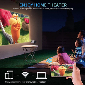 Проєктор сумісний із ТВ-приставкою, HDMI, USB, смартфоном, ноутбуком, Amazon, Німеччина, фото 2