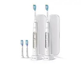 Набір електричних зубних щіток PHILIPS Sonicare ProtectiveClean 7000 (6100 HX6877) White and Silver