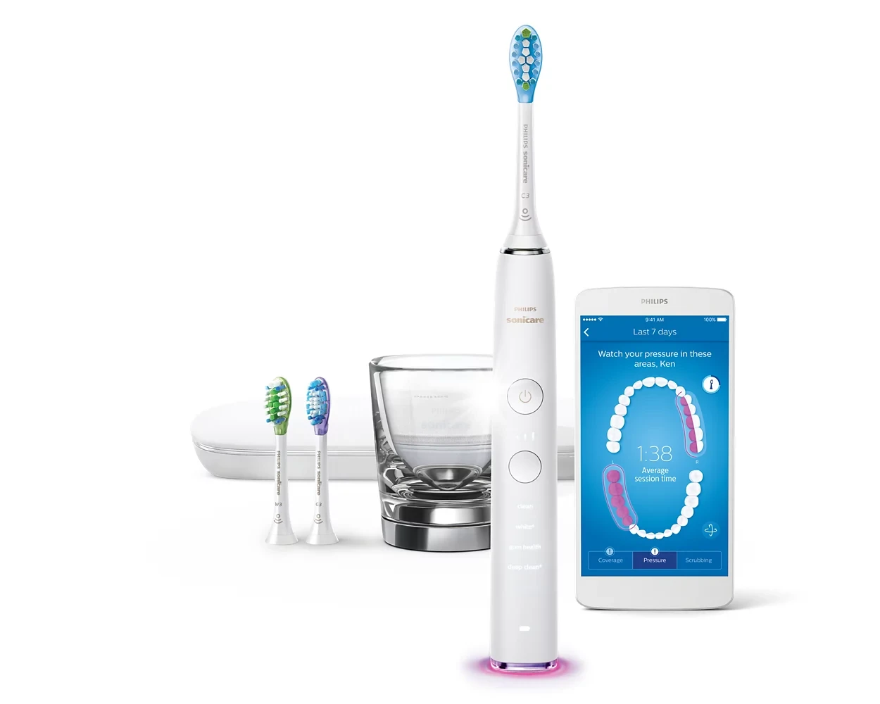 Philips Sonicare DiamondClean Smart 9300 HX9903/01 Електрична зубна щітка, фото 1