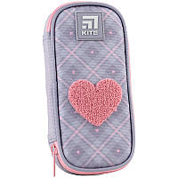 Пенал м'який Kite NEW Fluffy Heart 21x8x4 (K24-662-13)