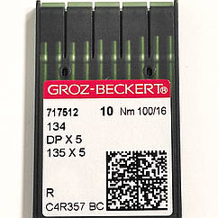 Голки для промислових швейних машин Groz-Beckert DPx5, R, №100/16 (6774)