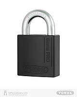 Замок висячий TOKOZ GAMA_50 OS PRO T04 3KEY BLUE Sleeve_3BT NR_shackle 22мм 10мм BOX чорний корпус