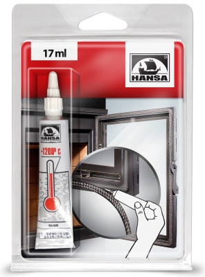 Термостійкий клей Hansa для шнура 1200 град. (17 мл)