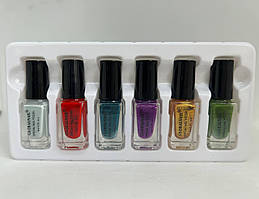 Набір лак-красок для стемпінгу- кольорові