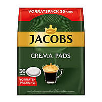 Кофе в монодозах чалдах Philips Senseo Jacobs Crema Pads 36 шт Филипс Сенсео 62 мм