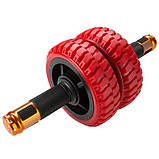 Колесо ролик для преса подвійний 15 см 1032, фото 2