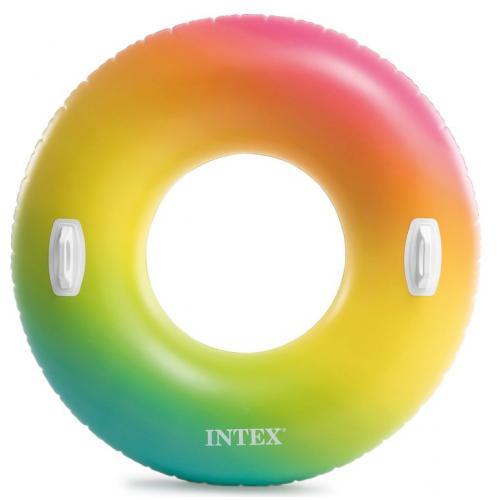 Надувний круг з ручками Intex 58202 122 см