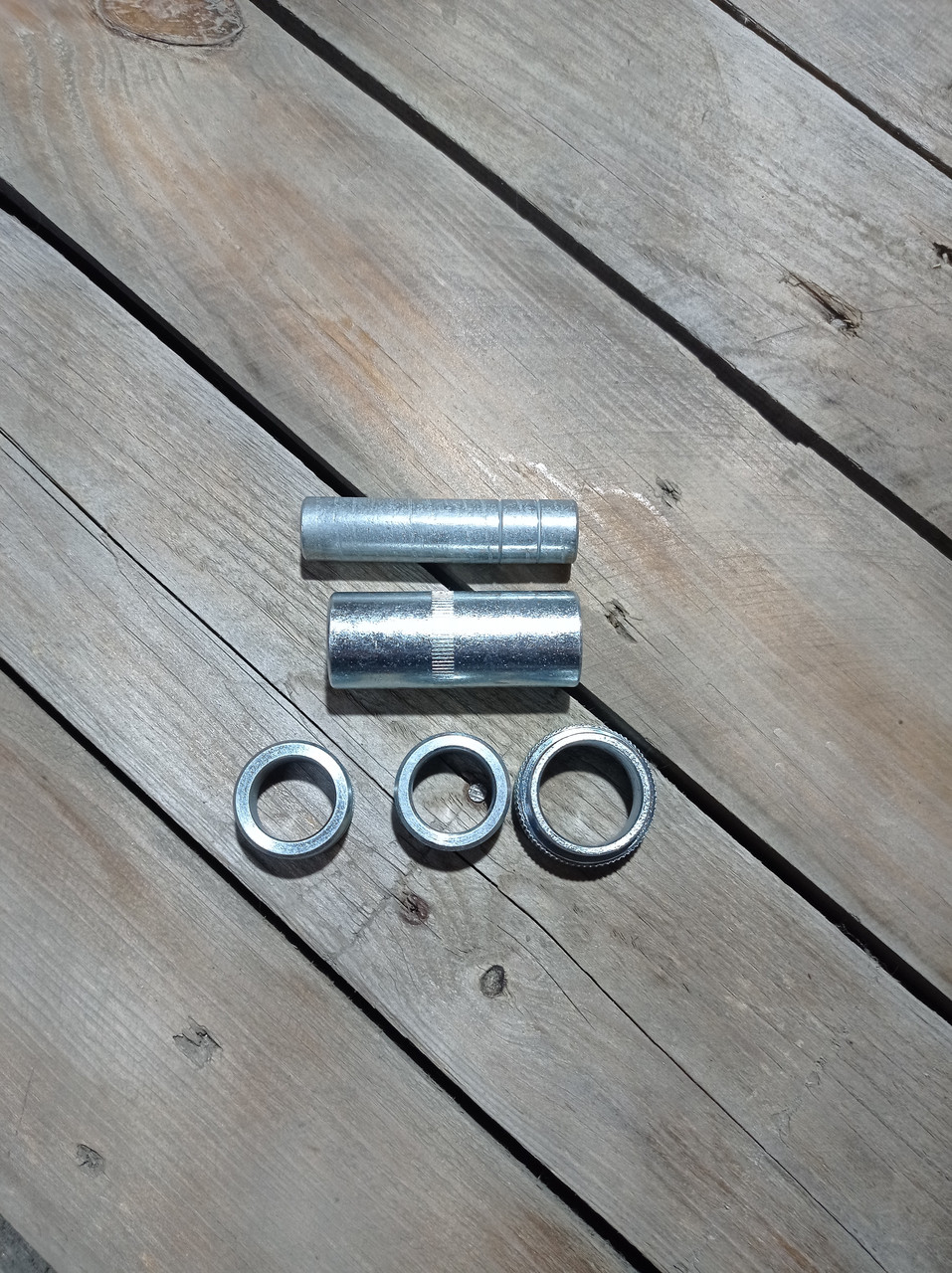 Комплект обжимки донца гильзы 12 калибр для УПС (2 трубки, 3 кольца) стальной - фото 1 - id-p1079608634