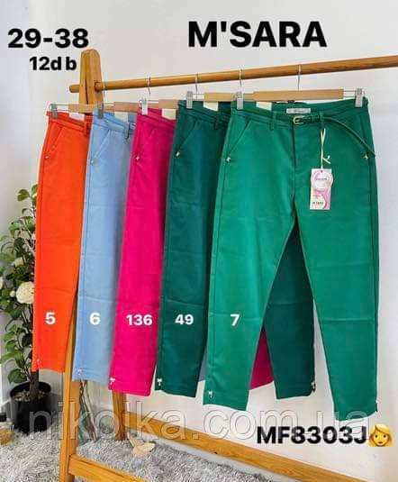 Брюки жіночі оптом, 29-38 рр., арт. Nk-MF8303-1, фото 1