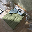 Ліжко двоспальне Нордик-1400 (основа Ламель) Дуб крафт золотий + білий, фото 3
