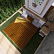 Ліжко двоспальне Нордик-1400 (основа Ламель) Дуб крафт золотий + білий, фото 5
