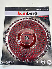 Ніж із переможем Тарілка 255 мм посадка 25.4 kamberg red