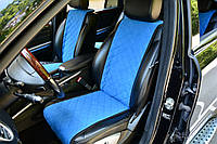 Накидки на сиденья автомобиля передние, синий