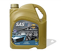 Олива моторна полин.синт. SASH FLAGSHIP 0W30 C2 950 ACEA C2 API: SN/SP Ford WSS-M2C-950A MB 229.61 5л
