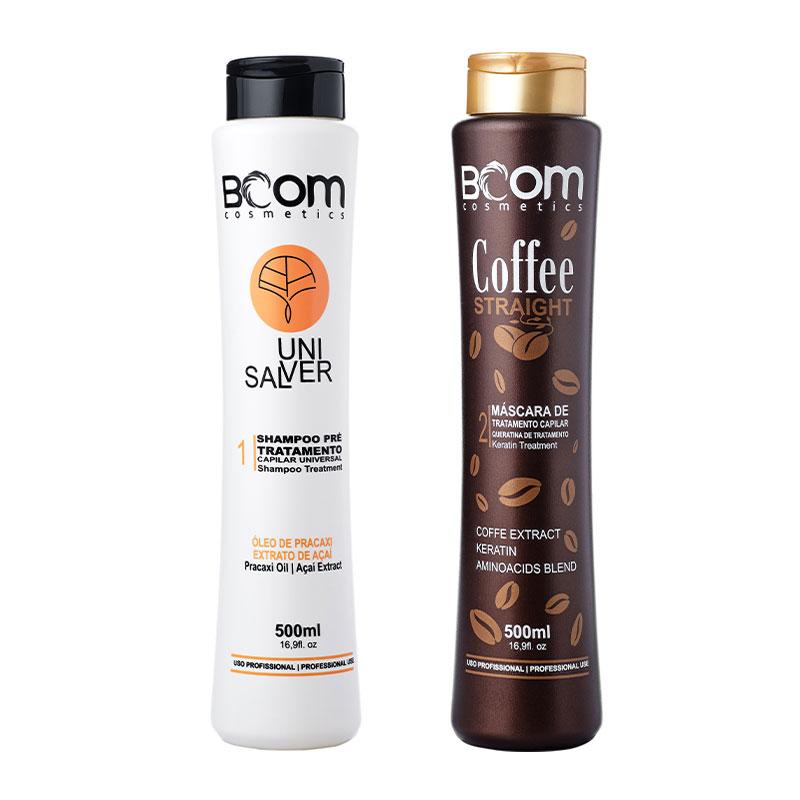 Набір BOOM Cosmetics Coffee Straight для вирівнювання волосся (50005) 50+100 г (розлив)