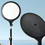 LED-лампа кругла ZL-QP260 - 26см., на штативі 210 см, 20 Вт. - для фото та відео, фото 7