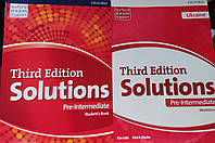 Solutions 3rd Edition Pre-Intermediate. Комплект { Student's book + workbook}