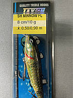 Воблер Jaxon Holo Select Minnow 8FO