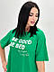 Зелена жіноча футболка "English", фото 6